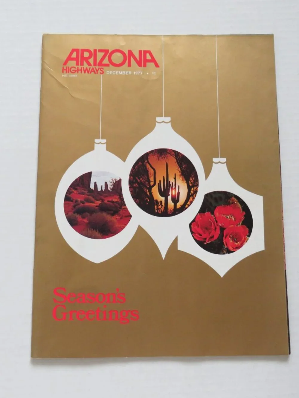 Arizona Highways Vintage Magazines Season’s Greetings 7 issues 1973-1983